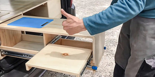 How can we expand the storage space of the RV ?