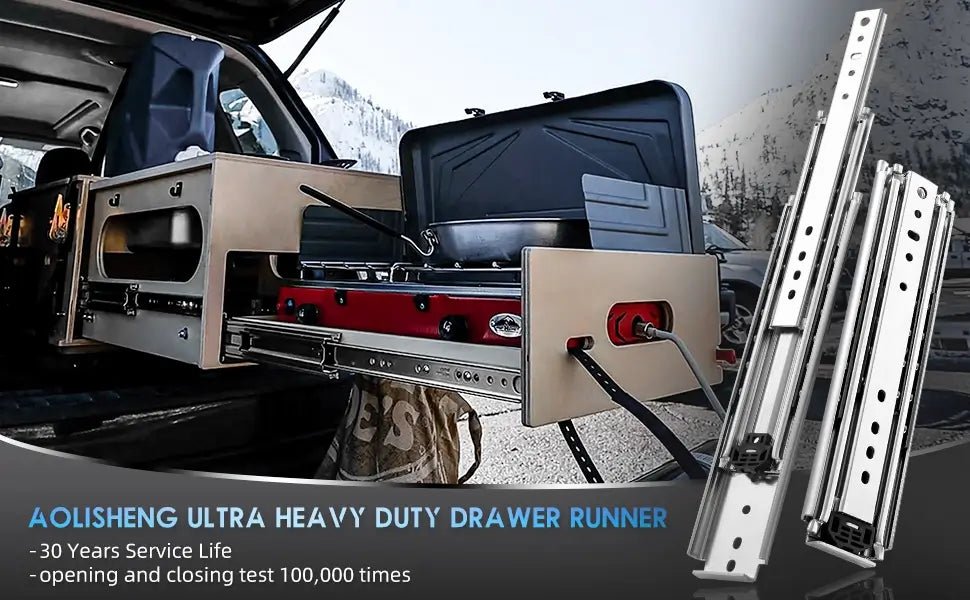 Heavy Duty Drawer Runners 1000mm