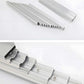 AOLISHENG Concealed Multi-Section Drawer Slides for Extending Dining Table, Full Extension Side Mount Hidden Rail (Aluminum Alloy / Cold-Rolled Steel)