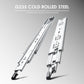 AOLISHENG 2 Pairs Heavy Load Capacity 68KG Duty Ball Bearing Drawer Runners With Lock D5115